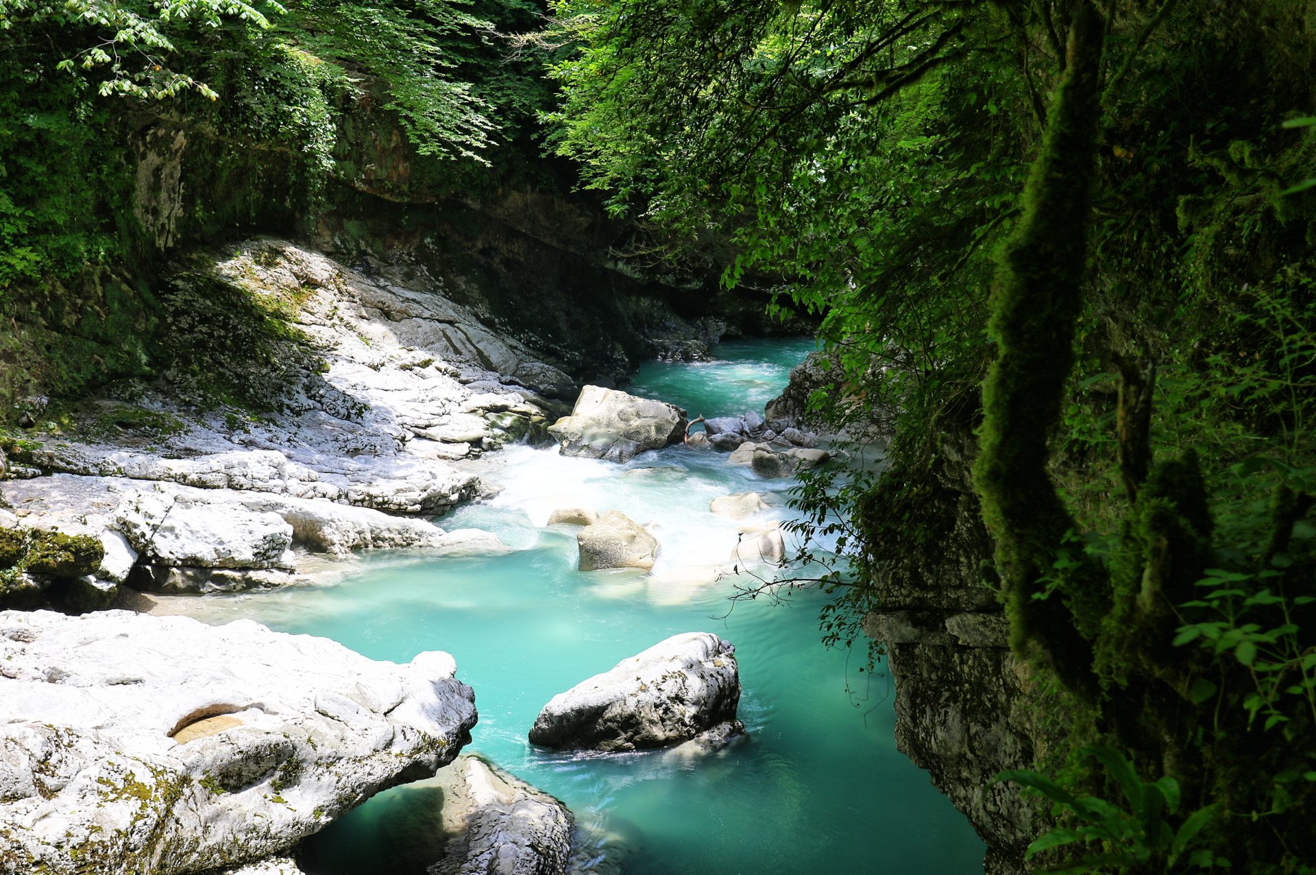 Elv i Martvili, Georgia.