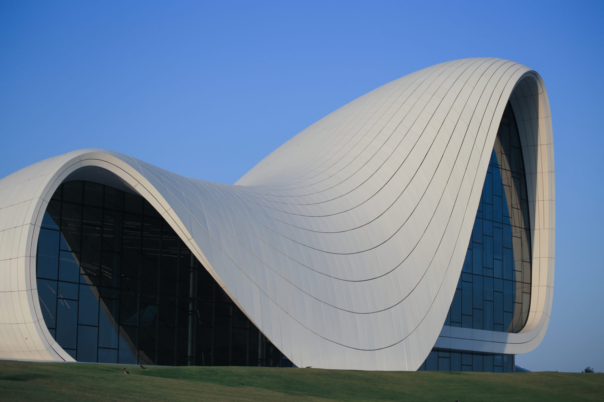 Arkitektur i hovedstaden Baku, Aserbajdsjan.