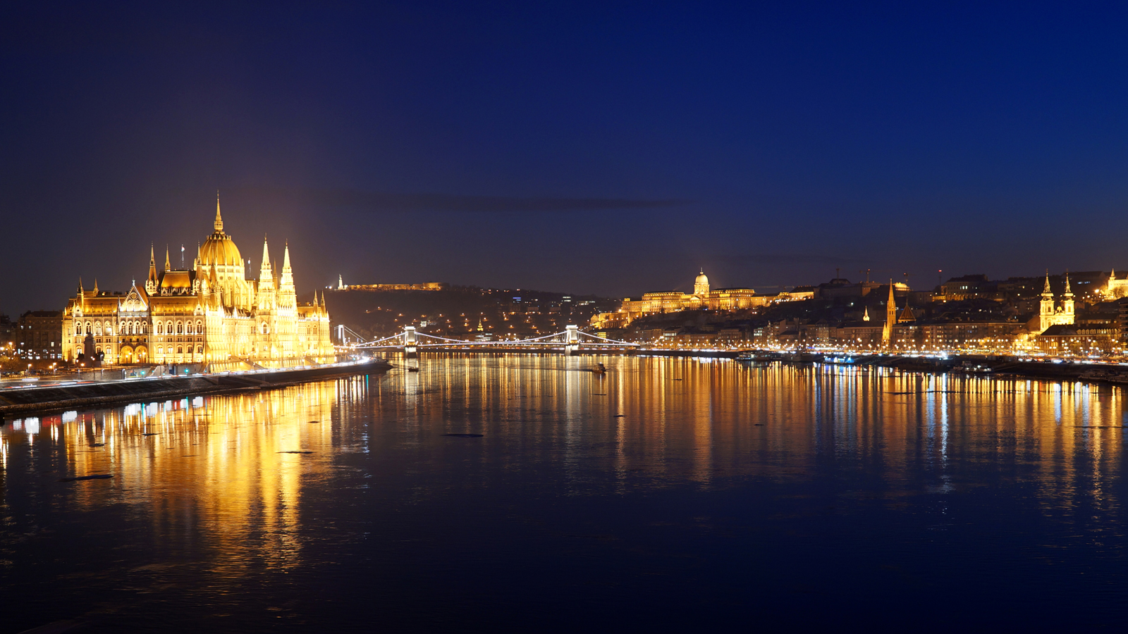 Budapest, Hungary, in the winter.