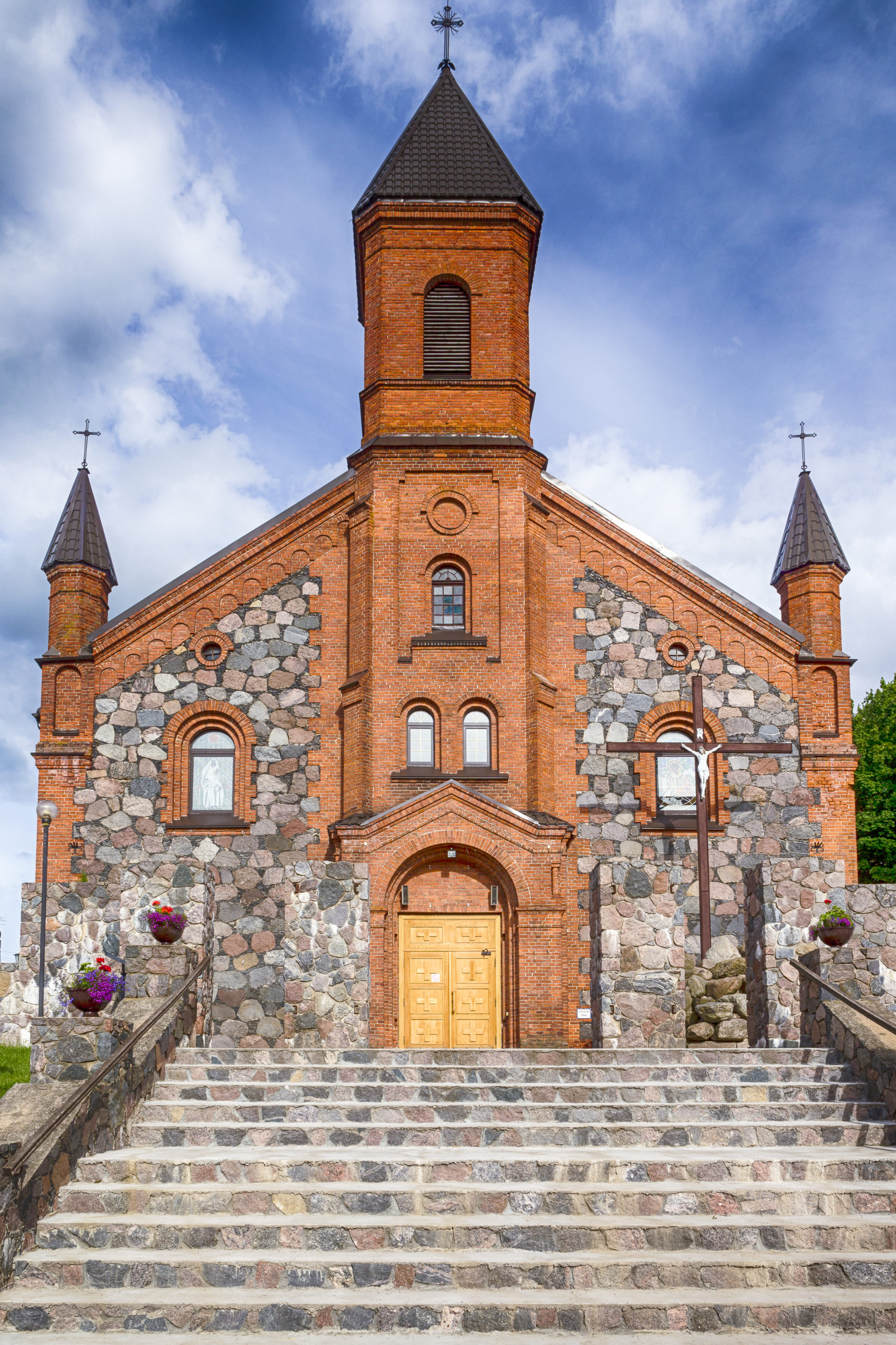 Sancturary of Virgin Mary is located in Braslav, Belarus.