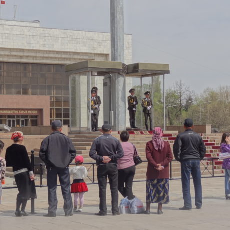 Bishkek, the capital of Kyrgyzstan.
