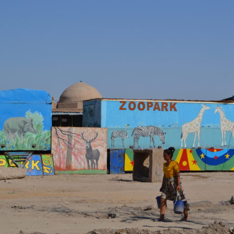 Dyrehage i Usbekistan.